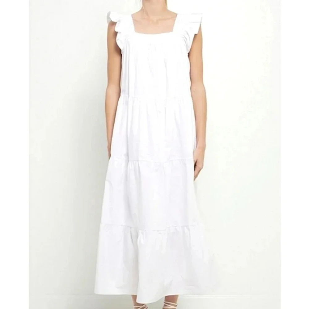 Mlle Gabriel Boho mini white dress